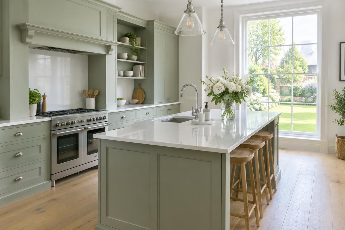 An immaculately clean kitchen, ready to enjoy